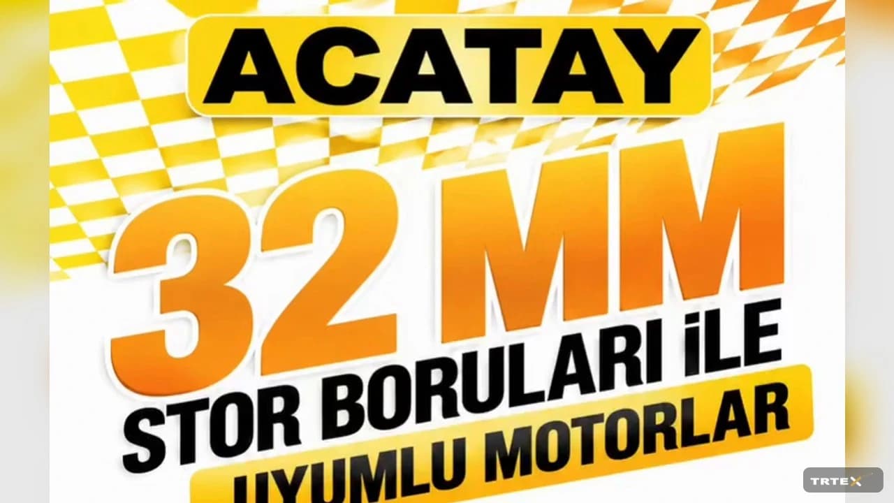 Perdeci için: ACATAY 32 mm storu şarjlı 22 mm motorla motorlu yapıyor