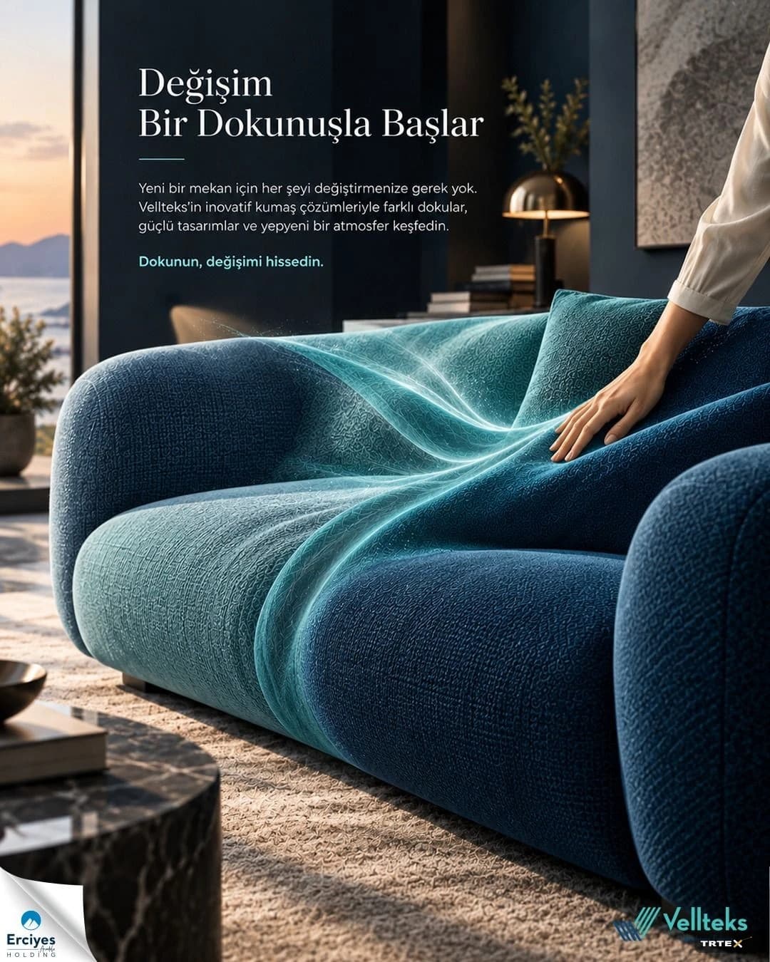 Vellteks Fabrics: Yeni mekan için her şeyi değiştirmeye gerek yok