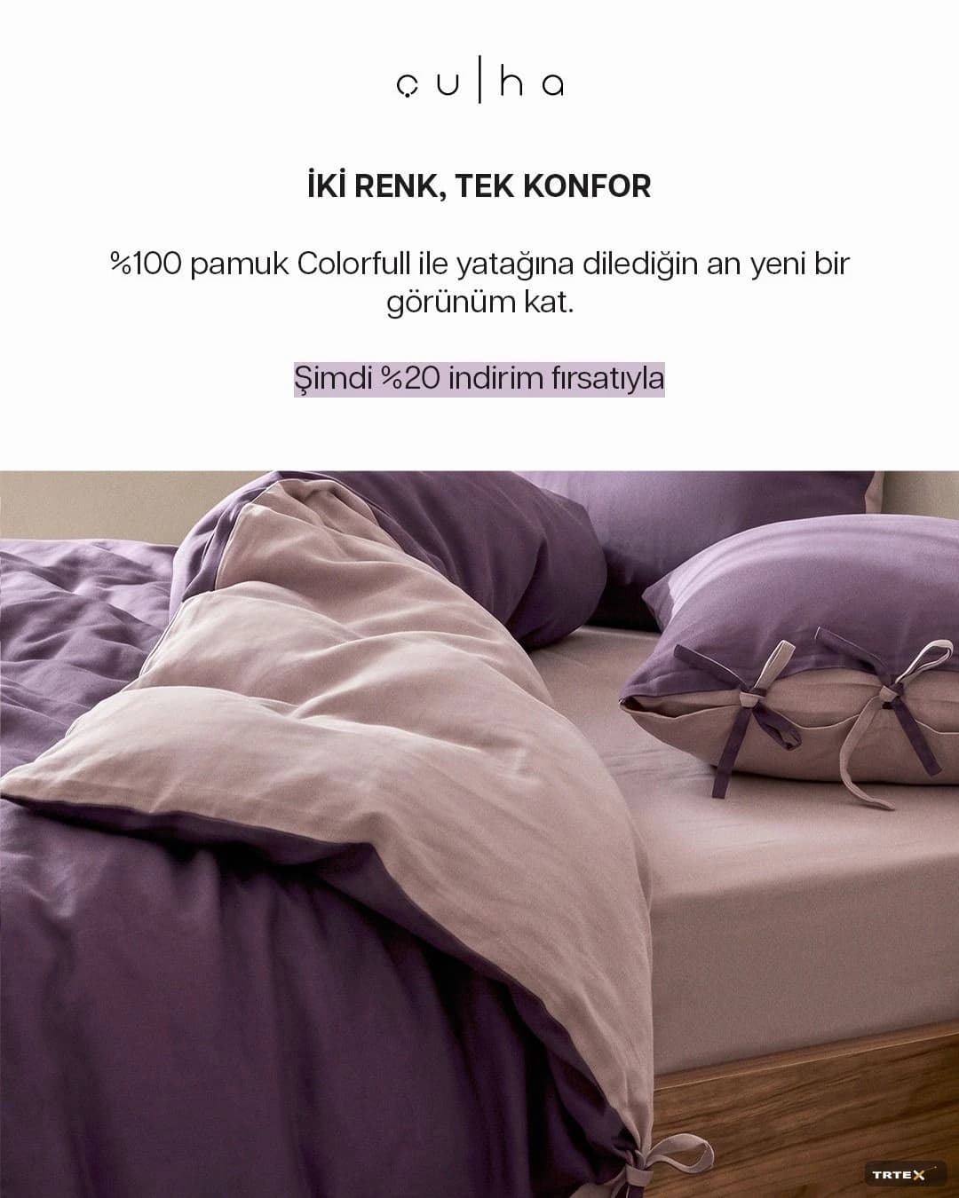 Çulha Home %100 pamuklu Colorfull nevresim takımını tanıttı