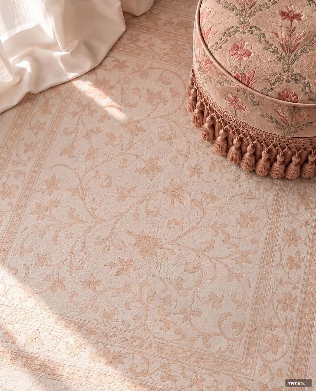 Perde ve döşemelik firması Linens Floret kilimini tanıttı